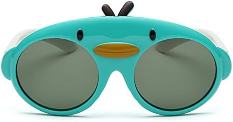 Aymi Cute Bird Kids Polarized Cool Character Boys And Girls Children Classical Sunglasses(C3)