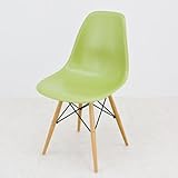 Eames サイドシェルチェアDSW(ダイニング・サイドチェア・ウッドベース) グリーン