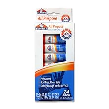 Elmer's All-Purpose Glue Sticks, 0.21 oz Each, 24 Sticks per Pack (E553)