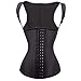FeelinGirl Women's Latex Underbust Training Cincher Workout Waist Trainer Corset