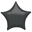 Black 18" Star Mylar Balloon