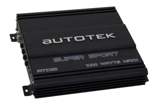 Autotek Super Sport AT Series AT1200 600 Maxx Watt Power A/B Class Four-Channel Amplifier (Black)