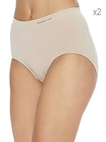 Selene Pack x 2 Braguitas Alta Control (Tierra)