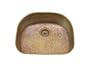 Bates And Bates B2225H.WB Weathered Brass / Copper Kitchen Single Basin Stainless Steel Kitchen Sink