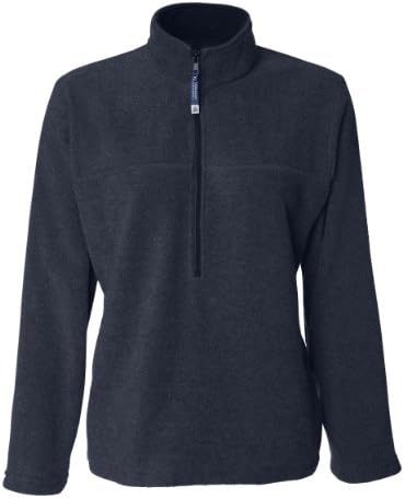 Ladies' Classic Fleece Half-zip Pullover-80915 (Navy, Large)