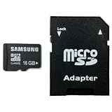 Samsung 16GB Class 10 MicroSDHC High Speed Memory Card with SD Adapter