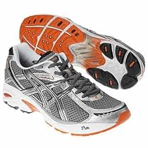 ASICS Men's GT-2120 Size: 9.5, Width: D, Color: Silver/Orange