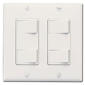 Buy Air King AKS4 Rocker Style 4-Function Switch, White by Air King now!