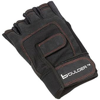 JIAO- Cycling Black Half-Finger Nylon Training Gloves with Wrist Support Wrap