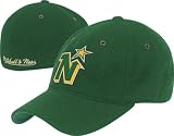 Minnesota North Stars Green Throwback Melton Wool Flex Hat