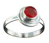 Sterling Silver Carnelian Gemstone Ring