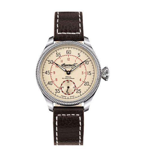 Ingersoll Herren-Armbanduhr XL S.A.COBHAM Analog Automatik Leder IN1001CR