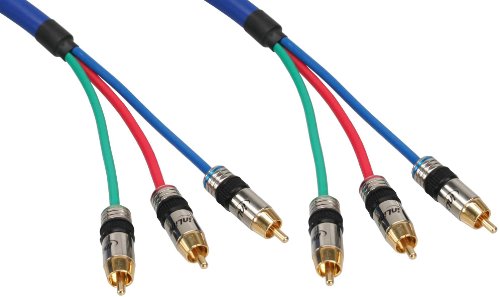 InLine Cinch Kabel RGB, 3x Cinch, Stecker/Stecker, 5m Preisvergleich