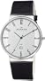 Skagen Men's 355XLSLB Steel Collection Slim Black Leather Watch