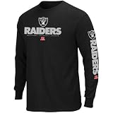 Oakland Raiders Primary Receiver Long Sleeve T-Shirt Extra Large