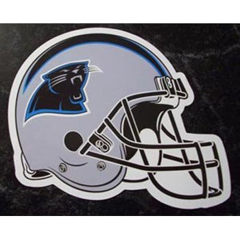 Carolina Panthers Helmet Logo NFL Car Magnet (Quantity of 1)