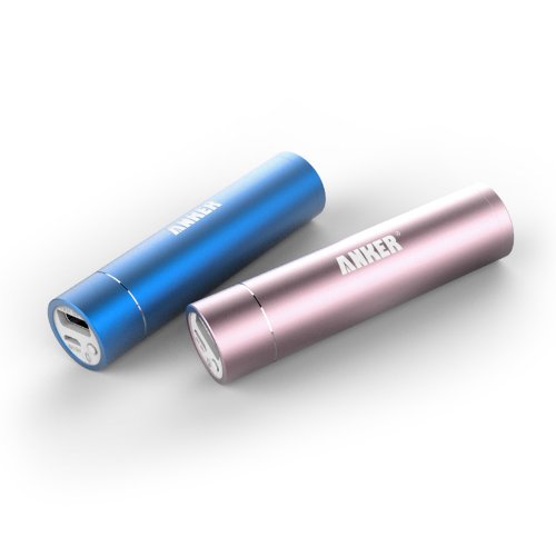 Anker Astro Mini 3000mAh 超小型・スティックタイプ モバイルバッテリー 5V/1A iPhone5S、5C、5、4S/iPad Air/iPad Mini Retina/iPad Mini/iPad/iPod/Galaxy/Xperia/ASUS/Android/各種スマホ Wi-Fiルータ等対応(日本語説明書付き)ピンク