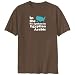 T-Shirt Brown  In The Usa It Is Spoken In Egyptian Arabic  Languaje