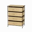 Whitney Design Wicker 4-Drawer Chest - Natural (5" Drawers)