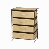 Whitney Design Wicker 4-Drawer Chest - Natural (5 Drawers)