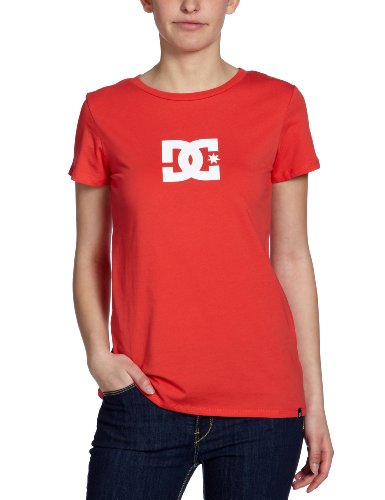 DC Shoes Damen T-Shirt Tstar, lipstick red/white, 38 (M), DOWJE213 Preisvergleich
