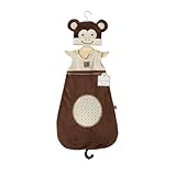 Baby Aspen "My Little Monkey" Snuggle Sack and Cap, 0-6 Months