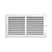 Accord AB3BGWH146 Baseboard Grille with 1/3-Inch Fins Louvered Design, 14-Inch x 6-Inch(Duct Opening Measurements), White