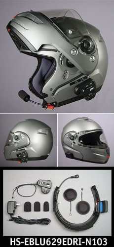 J&M Elite Integrated Bluetooth Headset for Nolan N103 Helmet