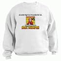 Just another friggin' day in the paradise that I call MEDICAL TRANSCRIPTION Adult Sweatshirt (Crewneck) Various Colors