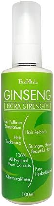 EcoHerbs Ginseng Extra Strength SERUM: Alopecia Natural Treatment, Androgenic Alopecia Areata, Totalis, Universalis, Telogen Effluvium, Hair Loss For Women, Men, Anti Fall