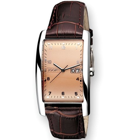 JOOP! Herrenuhr SQUARE BIG DATE Quarz  Analog JP100111002