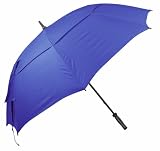 Longridge Parapluie Coupe-Vent Deluxe Golf - Marine/Blanc
