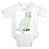 Onesie with tonkinese, cat, white, pet, animal