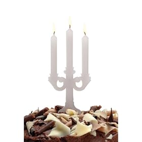 Fred Candelabra Candle - White by FRED
