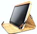 Premium Apple Ipad Tablet Brown Solid Color Genuine Real Leather Book Style Case with Adjustible Viewing Angle + Car Mount Headrest Strap Brown Green Red