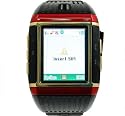 1.5''TFT Waterproof Hand Touch Screen Quad Watch Phone support Bluetooth V2.0 and A2DP bluetooth stereo and MP3/MP4 Music Player and Handwriting Input with 1.3 Million Pixel High Quality Camera Built in 32MB (Come with 1GB TF Card)