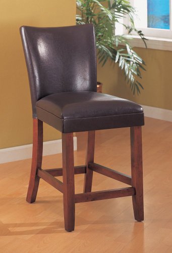 24 Inch Bar Stool (Set of 2) in Brown - Coaster