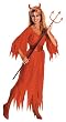 Womens Sexy Red Classic Devil Halloween Costume One Size