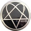 Mens H.I.M. BAND Punk Rock Metal Belt Buckle- Round w/ Heartagram Logo