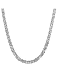 Sterling Silver 4.7-mm Bismark Chain