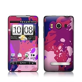 �yDecalgirl�z�y�����񂹁zau HTC EVO Wimax�p�X�L���V�[���ySmash Red�z���ʂ�HTC EVO�P�[�X���ᕨ����Ȃ�����!!