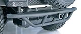 Rugged Ridge RRC Bumpers and Rocker Guards Rear Bumper Jeep Wrangler 2007 to 2008 (JK) Fits 2 & 4 Door- Textured Black