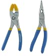 Great Neck 21021 Essentials 2 Piece 6-Inch Slip Joint and Long Nose Plier Set