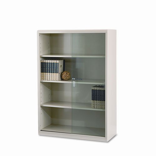 Tennsco Heavy-guage Steel Bookcase With Glass Doors