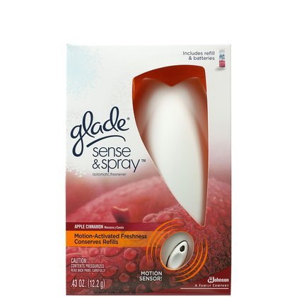 Glade Sense & Spray Starter Pack-Apple Cinnamon-0.43 oz. (Pack of 3)