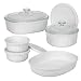 Corningware French White 10-pc Bakware Set