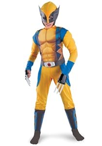 Disguise DI50555-M Boys Wolverine Origins Muscle Chest Costume Size Medium