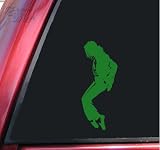 Michael Jackson Silhouette Vinyl Decal Sticker Green 41JIEefLe7L. SL160 Michael Jackson Silhouette Vinyl Decal Sticker Green
