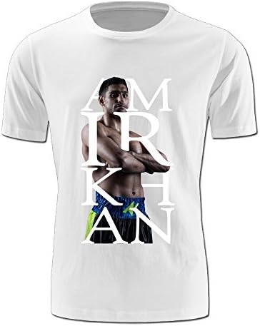 YOXO Men's World Champion Amir Khan T-shirt White L