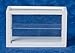 Dollhouse Miniature 1:12 Scale White Small Display Case #T5677